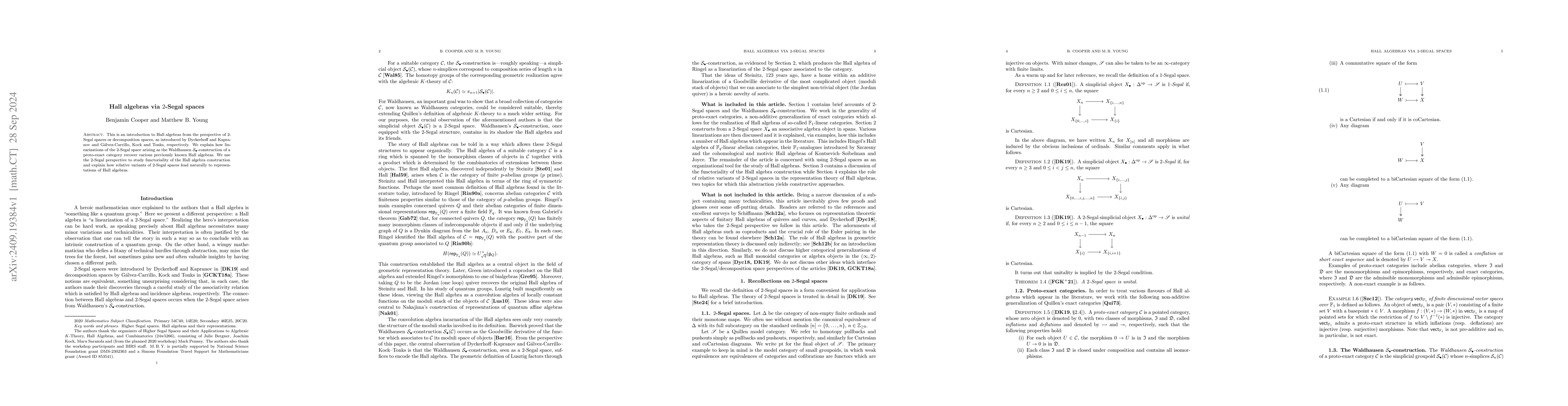 Thumbnail for Hall algebras via 2-Segal spaces