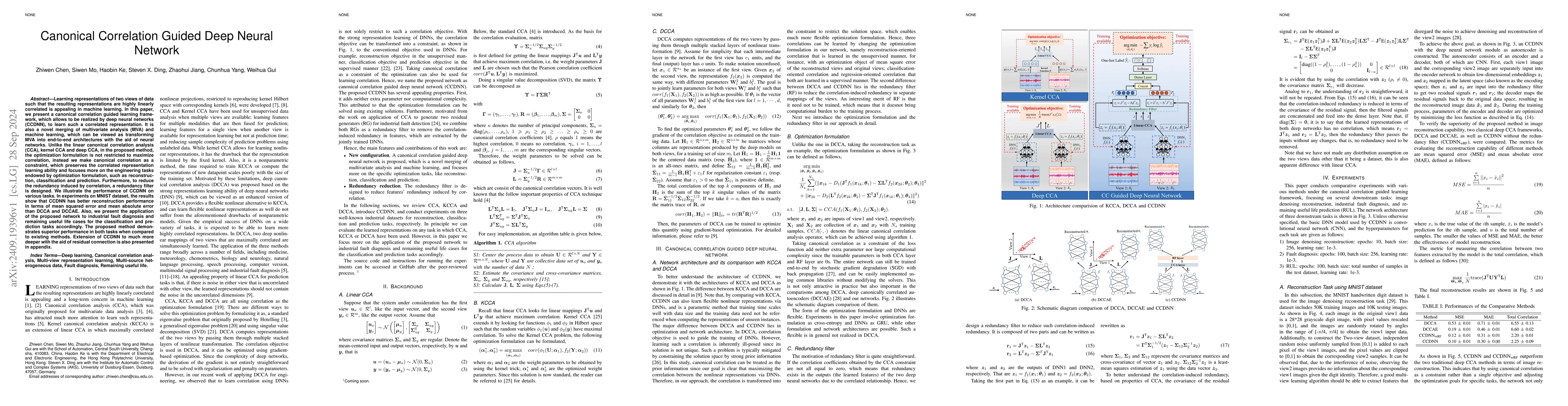 Thumbnail for Canonical Correlation Guided Deep Neural Network