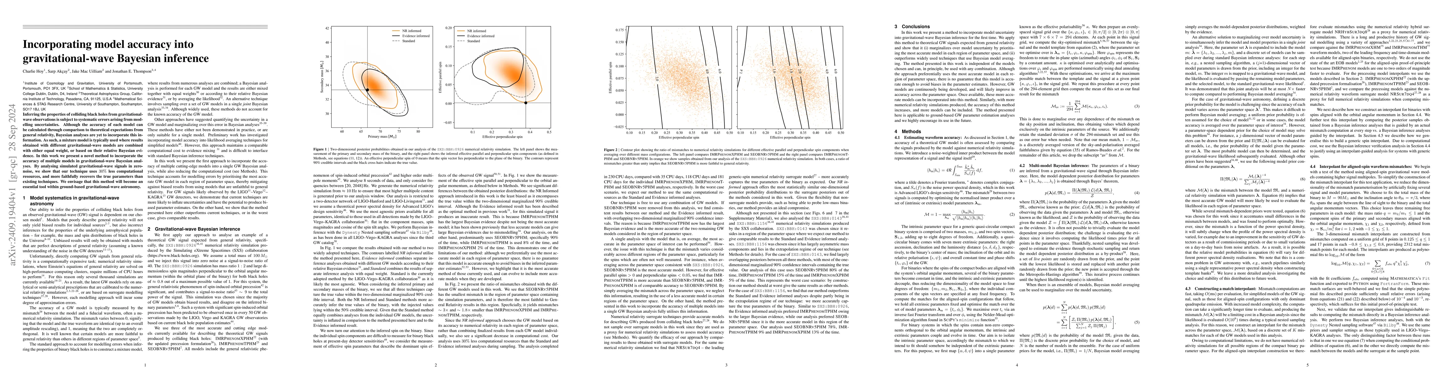 Thumbnail for Incorporating model accuracy into gravitational-wave Bayesian inference
