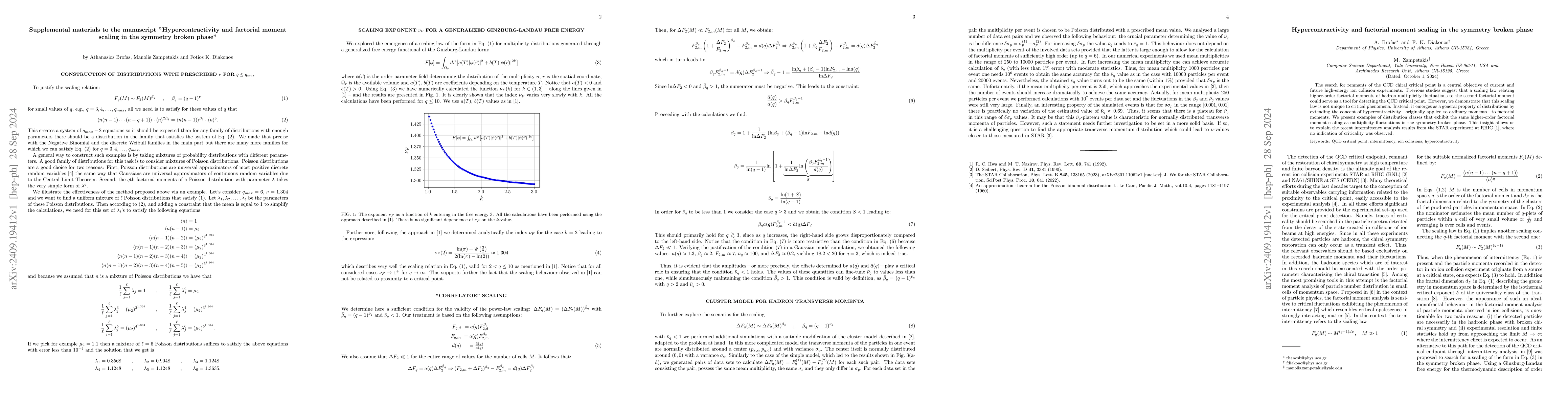 Thumbnail for Hypercontractivity and factorial moment scaling in the symmetry broken
  phase