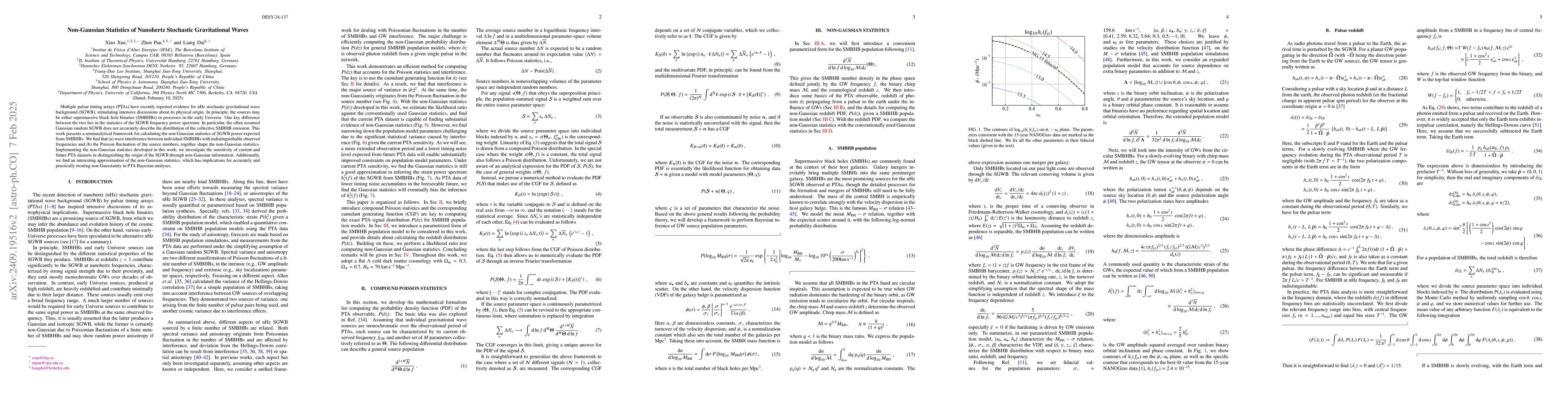 Thumbnail for Non-Gaussian Statistics of Nanohertz Stochastic Gravitational Waves