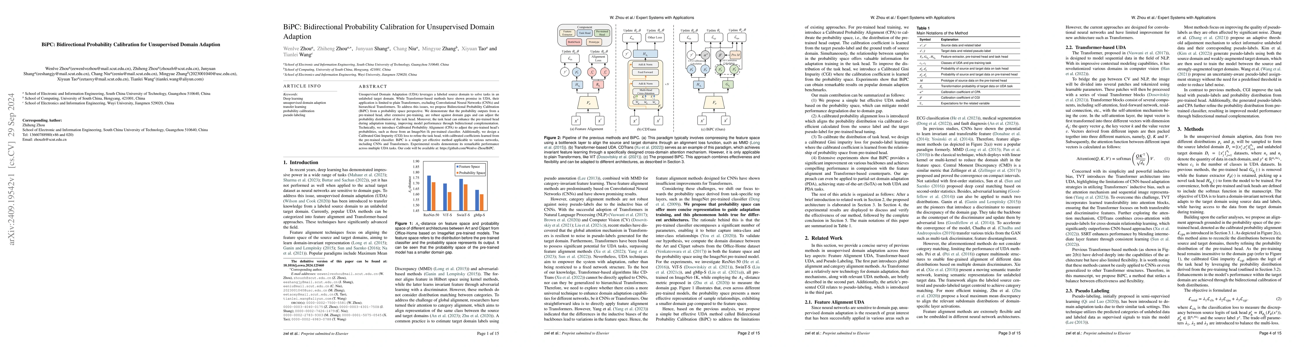 Thumbnail for BiPC: Bidirectional Probability Calibration for Unsupervised Domain
  Adaption
