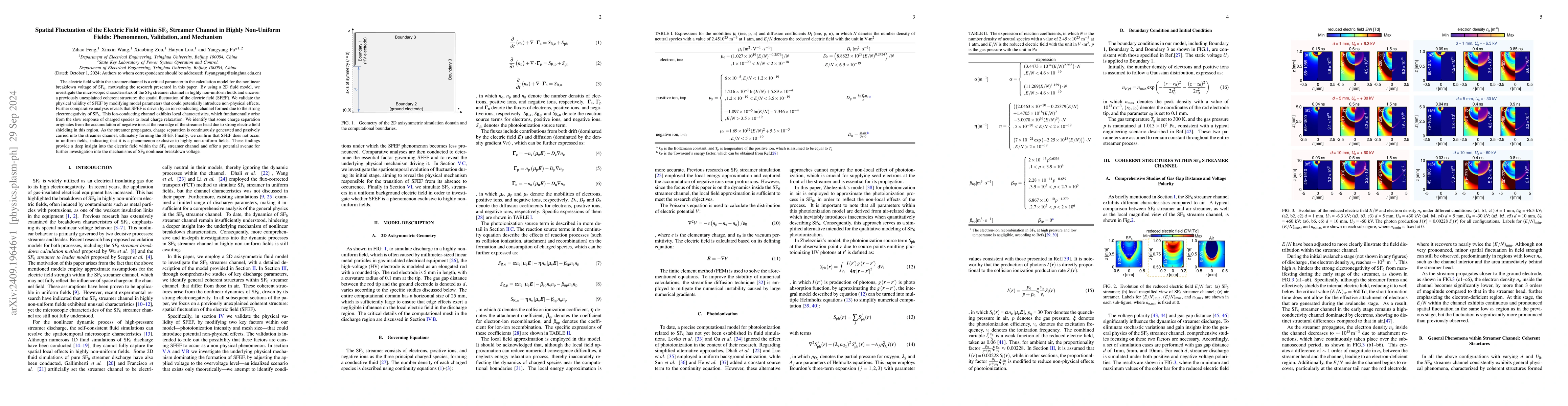 Thumbnail for Spatial Fluctuation of the Electric Field within SF6 Streamer Channel in
  Highly Non-Uniform Fields: Phenomenon, Validation, and Mechanism