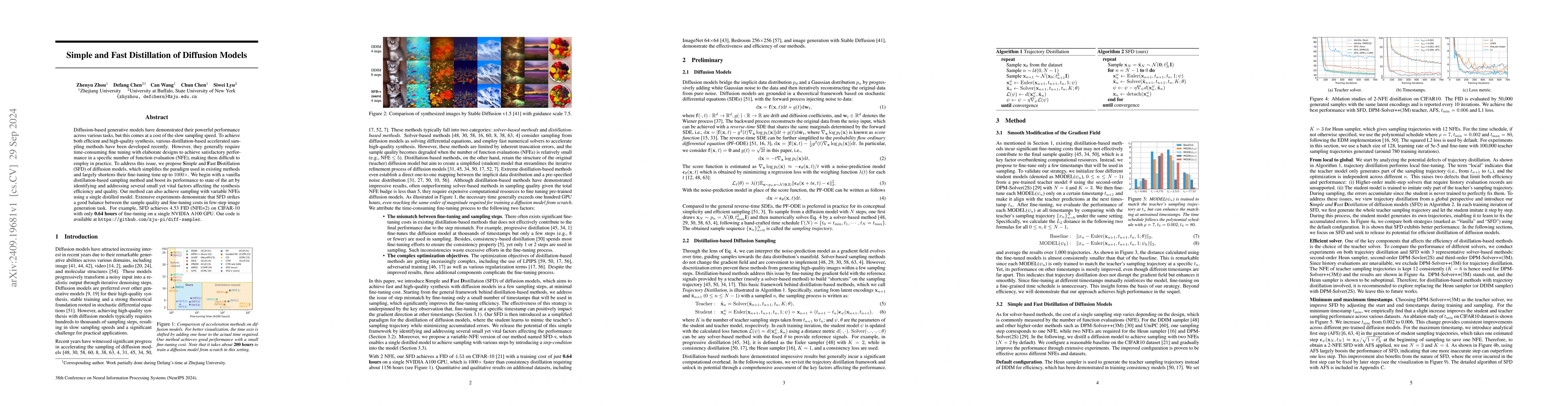 Thumbnail for Simple and Fast Distillation of Diffusion Models