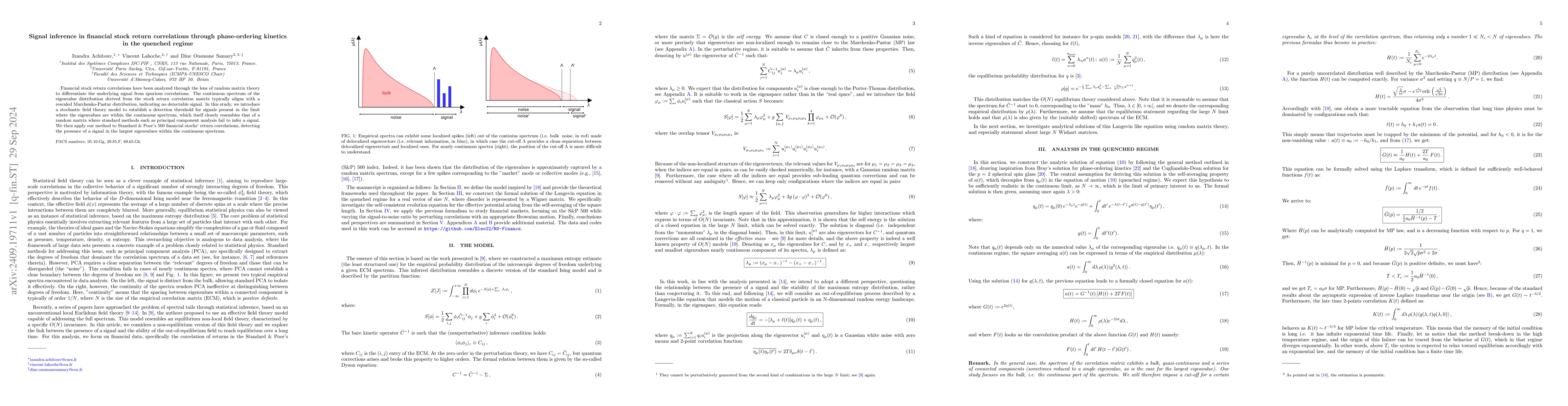 Thumbnail for Signal inference in financial stock return correlations through
  phase-ordering kinetics in the quenched regime