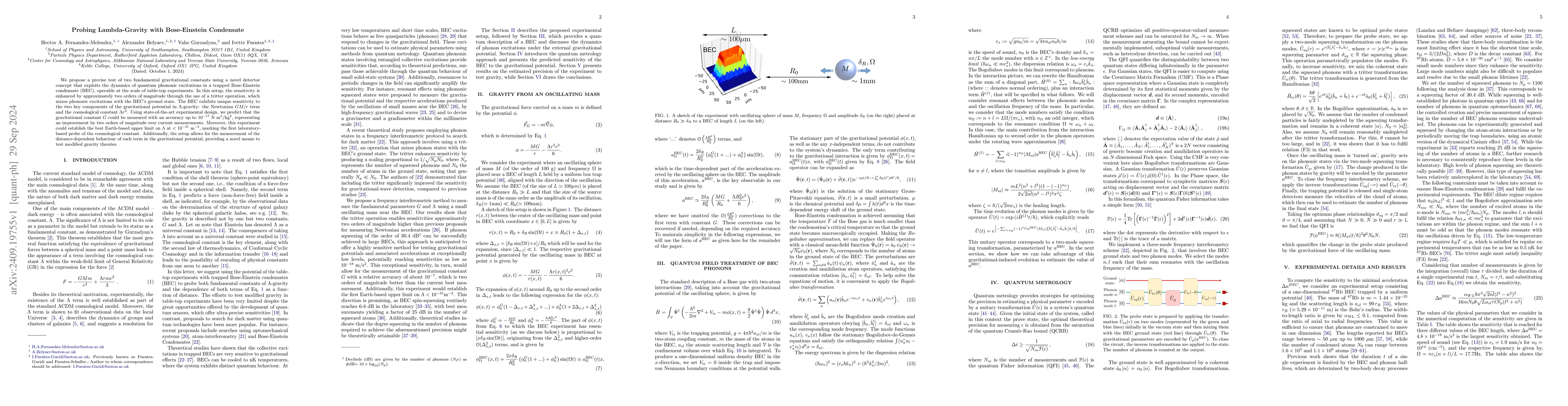 Thumbnail for Probing Lambda-Gravity with Bose-Einstein Condensate