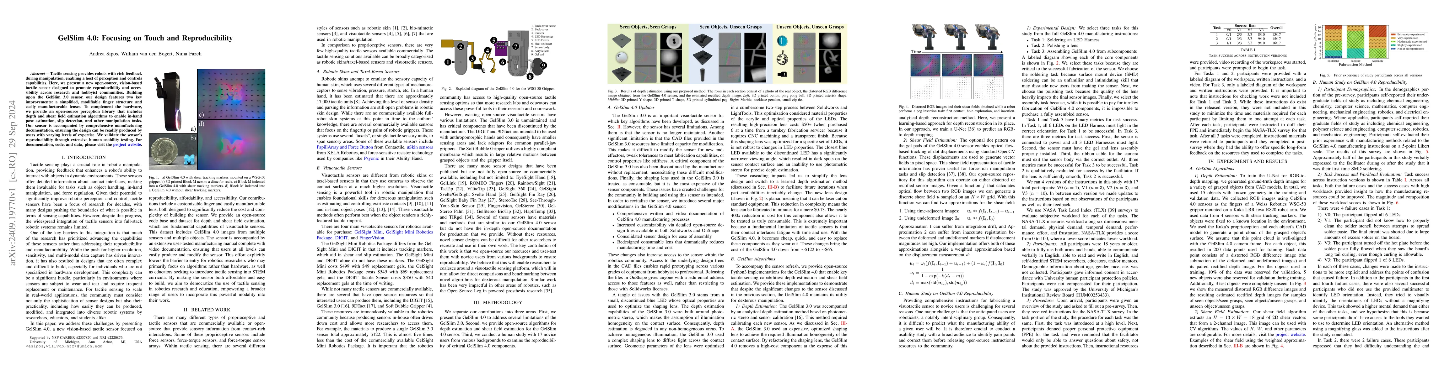 Thumbnail for GelSlim 4.0: Focusing on Touch and Reproducibility