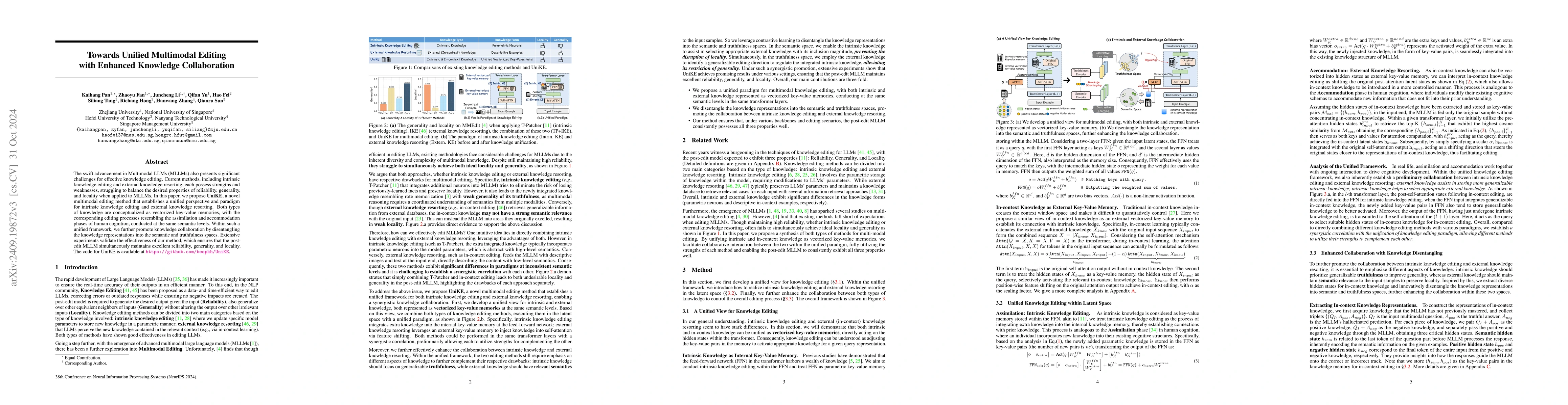 Thumbnail for Towards Unified Multimodal Editing with Enhanced Knowledge Collaboration