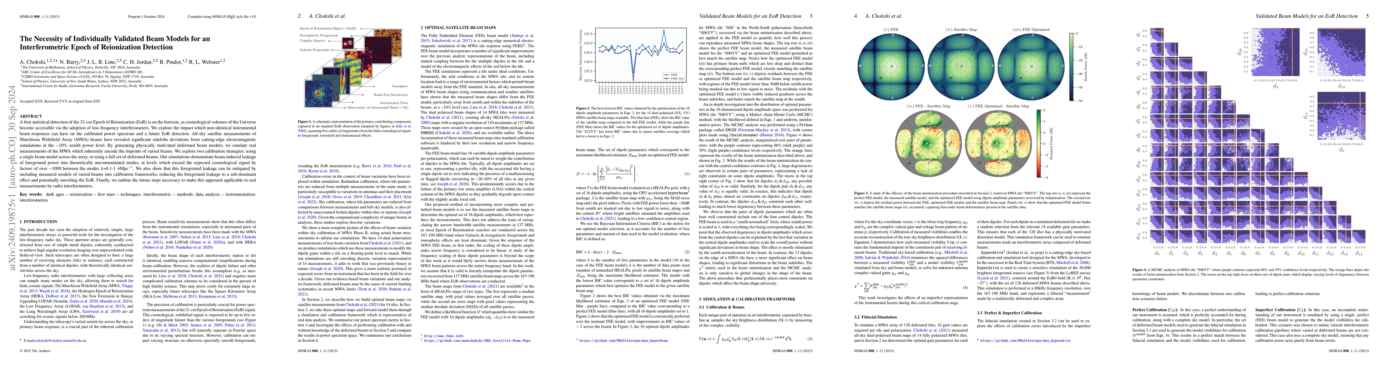 Thumbnail for The Necessity of Individually Validated Beam Models for an
  Interferometric Epoch of Reionization Detection