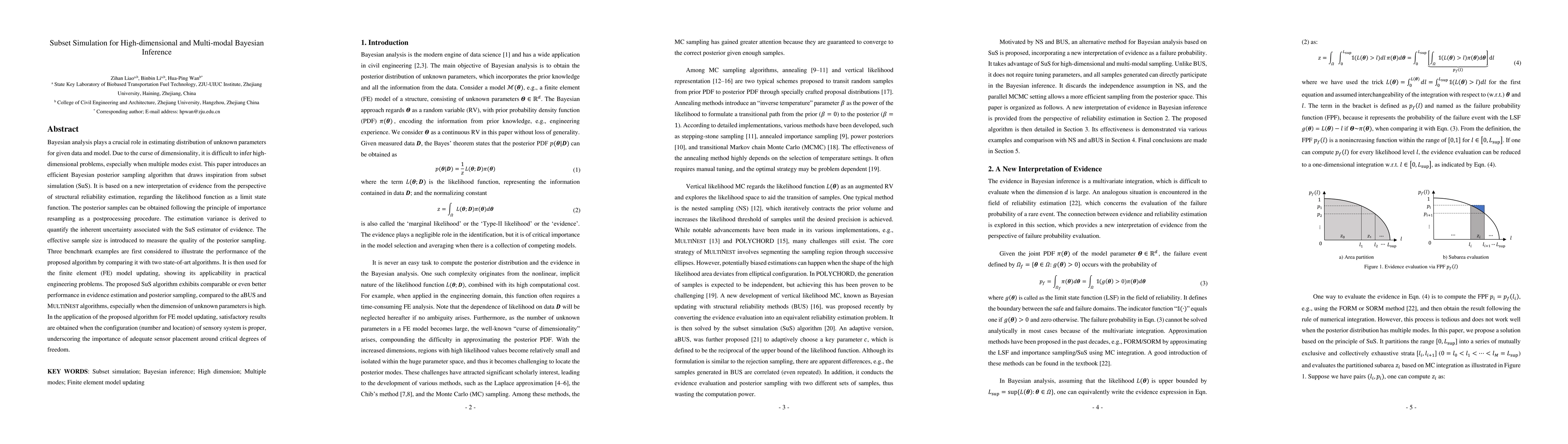 Thumbnail for Subset Simulation for High-dimensional and Multi-modal Bayesian
  Inference