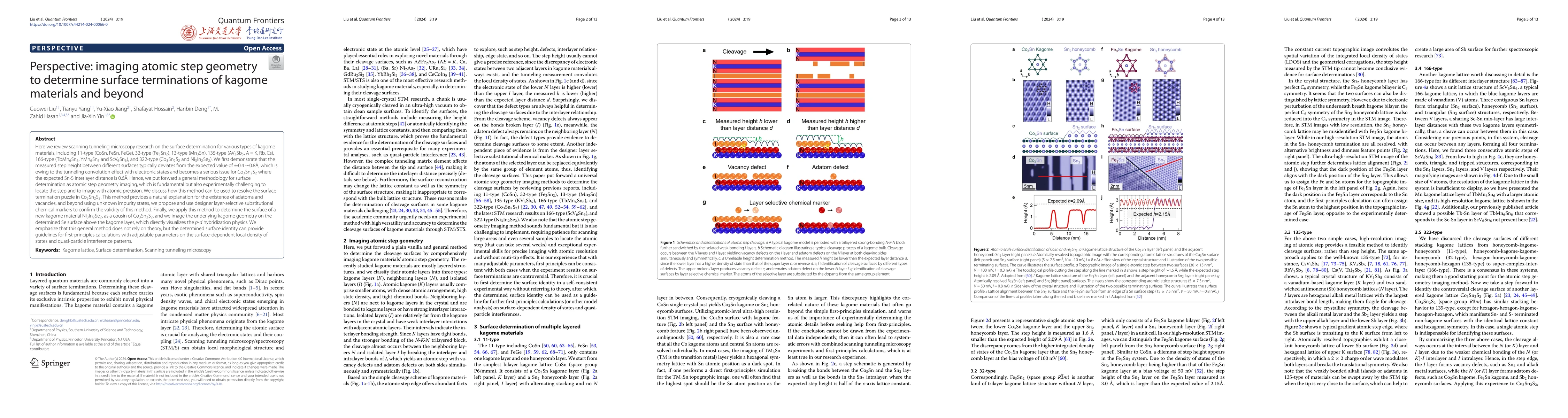 Thumbnail for Perspective: imaging atomic step geometry to determine surface
  terminations of kagome materials and beyond