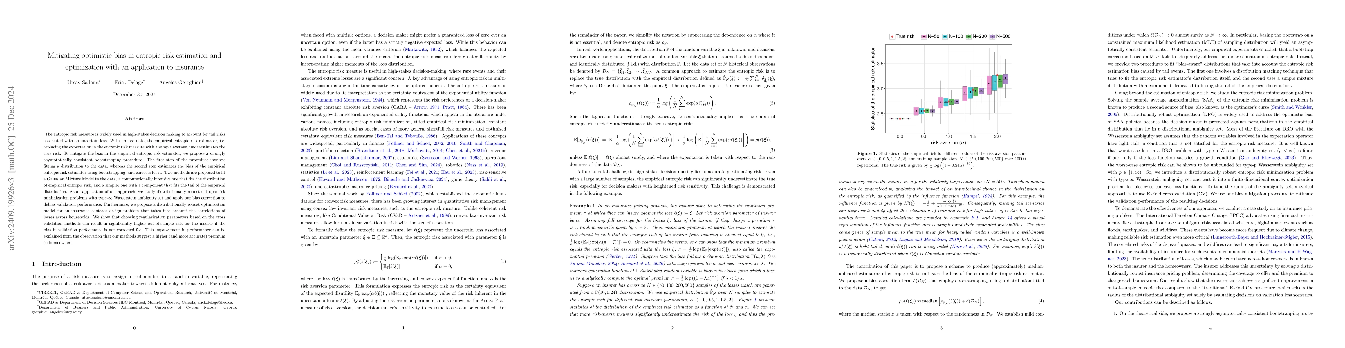 Thumbnail for Data-driven decision-making under uncertainty with entropic risk measure