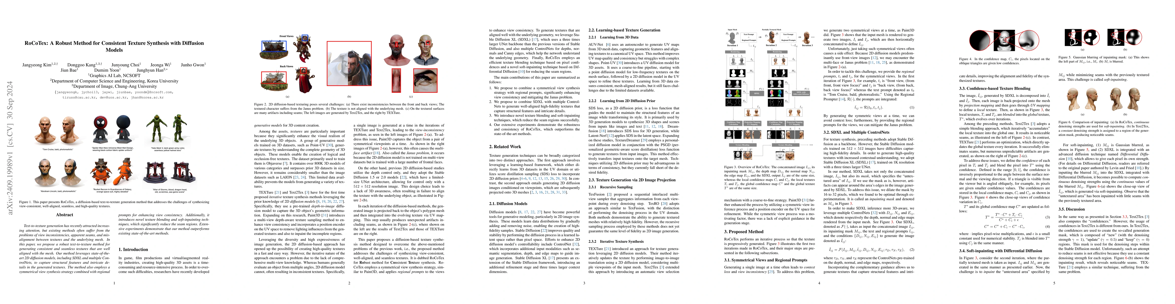 Thumbnail for RoCoTex: A Robust Method for Consistent Texture Synthesis with Diffusion
  Models