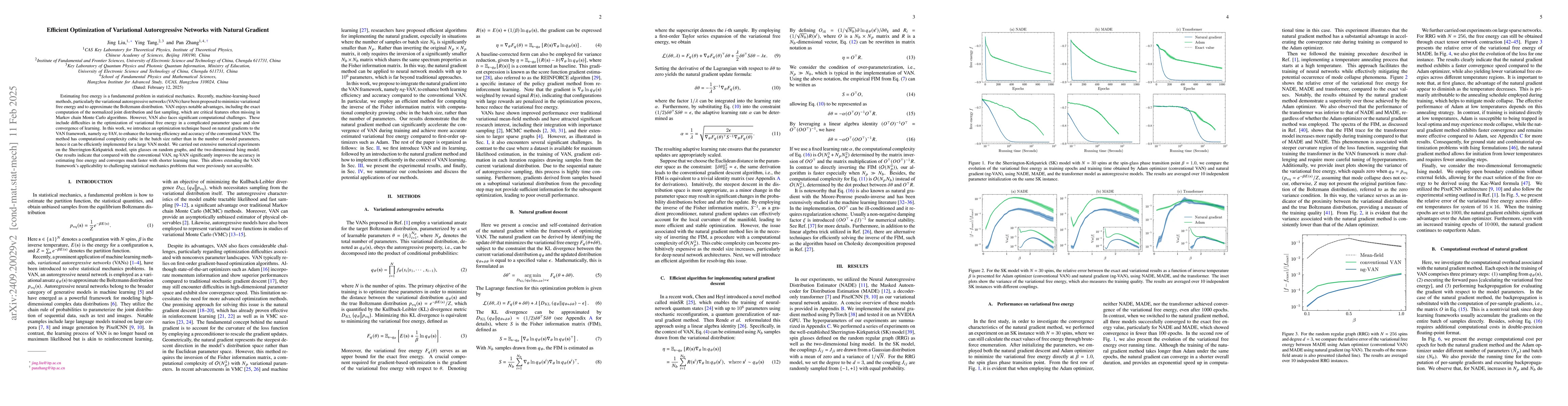 Thumbnail for Efficient Optimization of Variational Autoregressive Networks with
  Natural Gradient