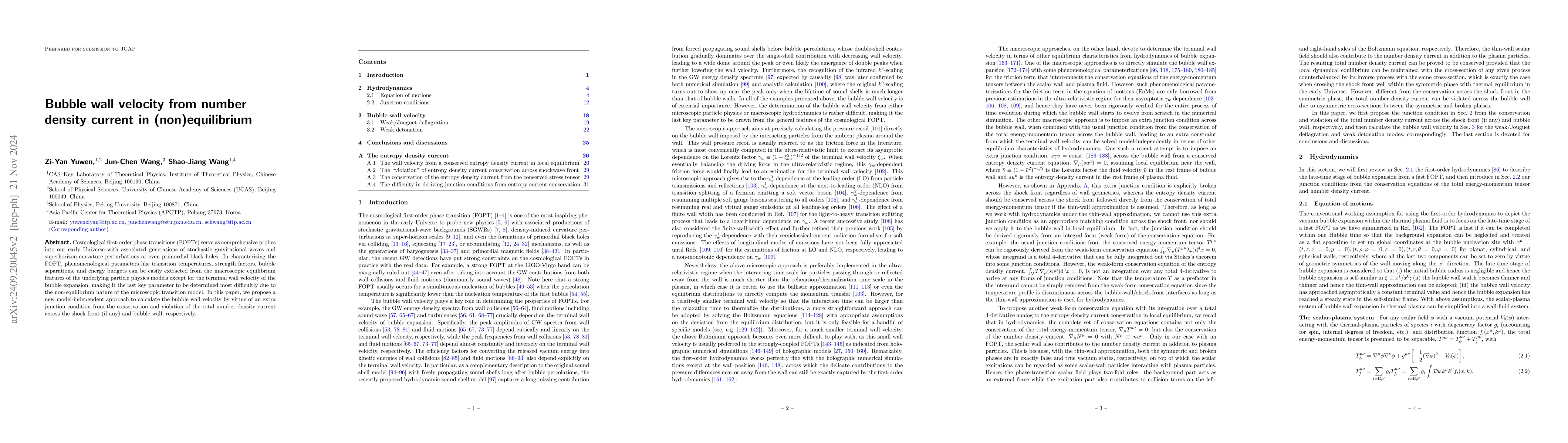 Thumbnail for Bubble wall velocity from number density current in (non)equilibrium
