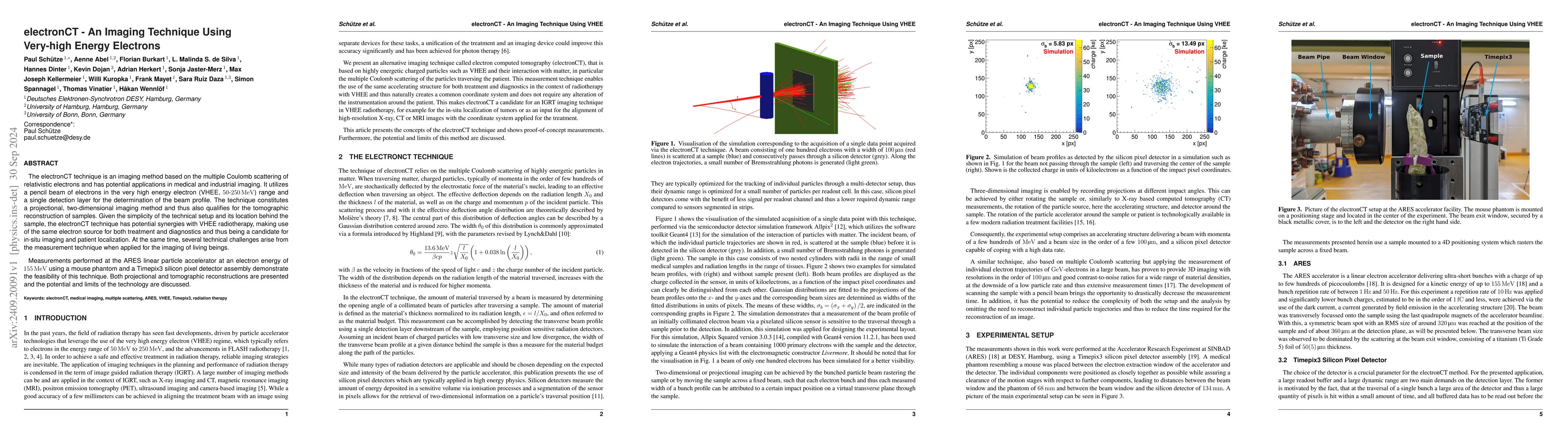 Thumbnail for electronCT -- An Imaging Technique Using Very-high Energy Electrons