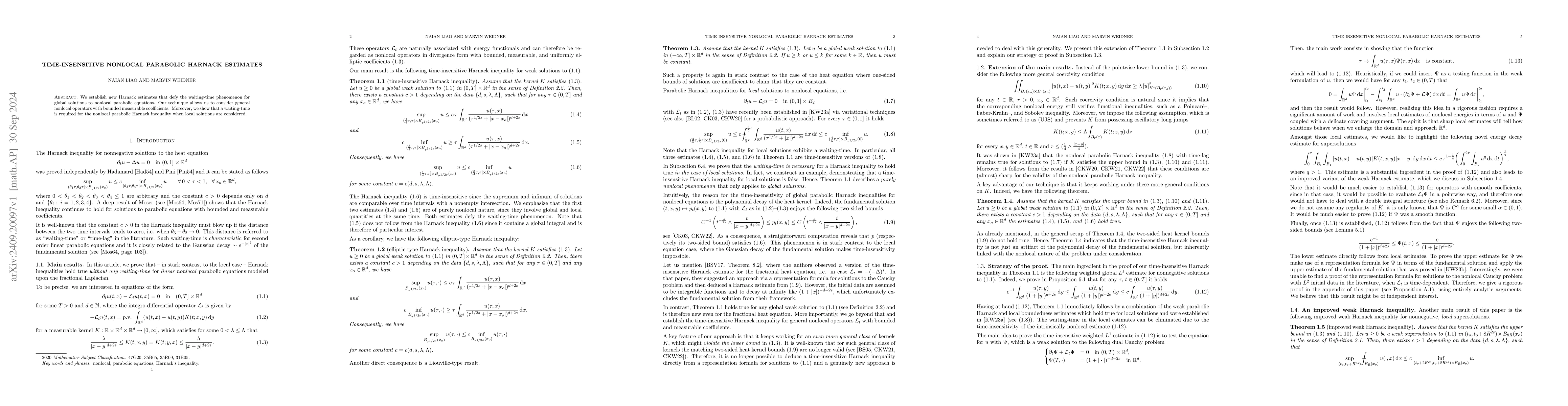 Thumbnail for Time-insensitive nonlocal parabolic Harnack estimates