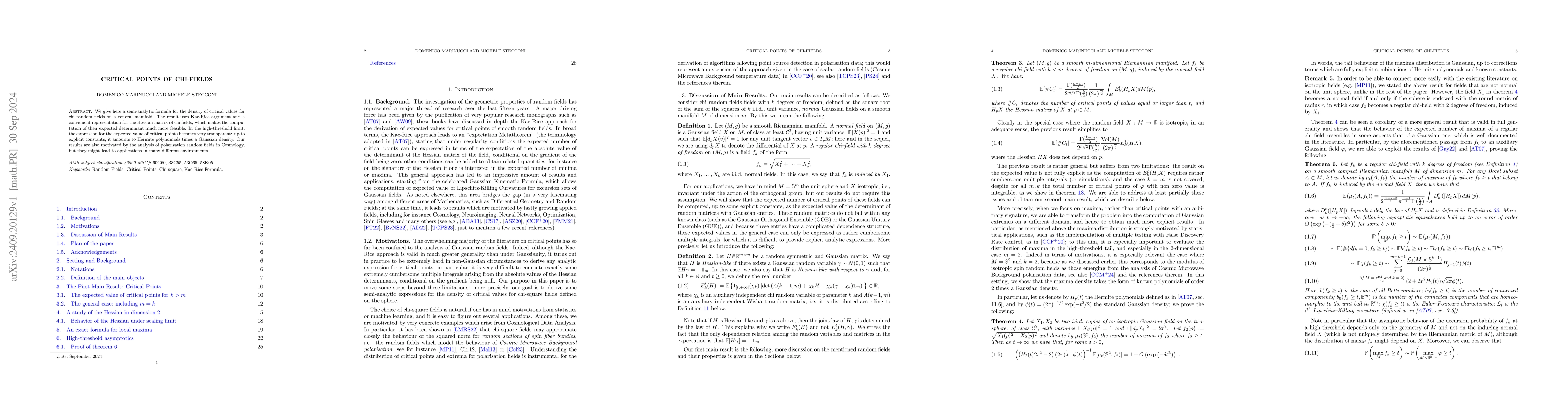 Thumbnail for Critical Points of Chi-Fields