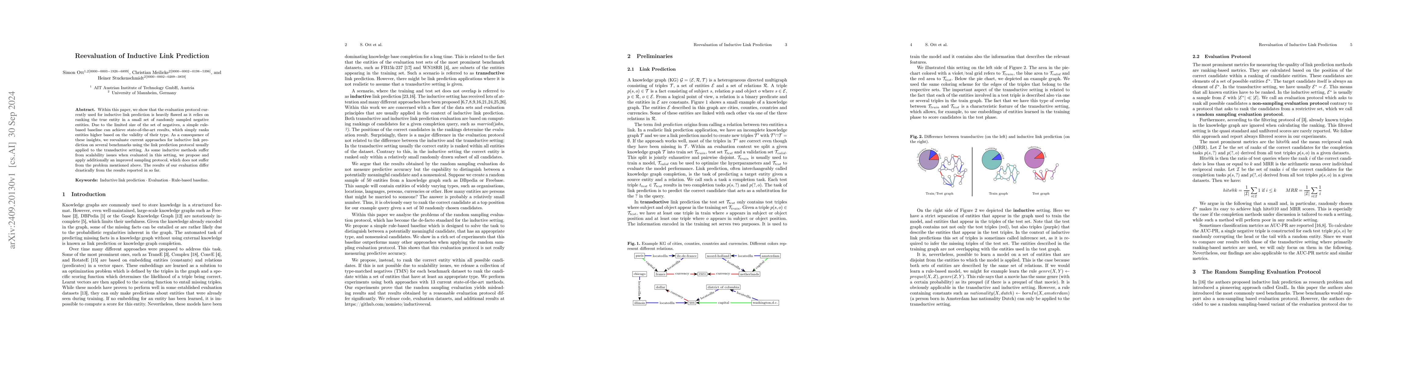 Thumbnail for Reevaluation of Inductive Link Prediction