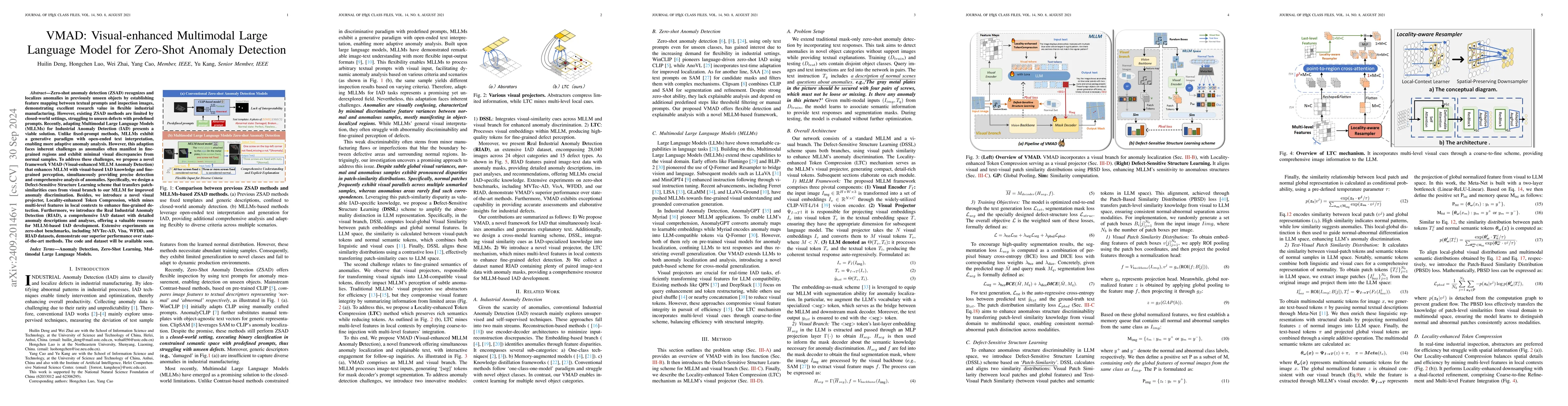 Thumbnail for VMAD: Visual-enhanced Multimodal Large Language Model for Zero-Shot
  Anomaly Detection