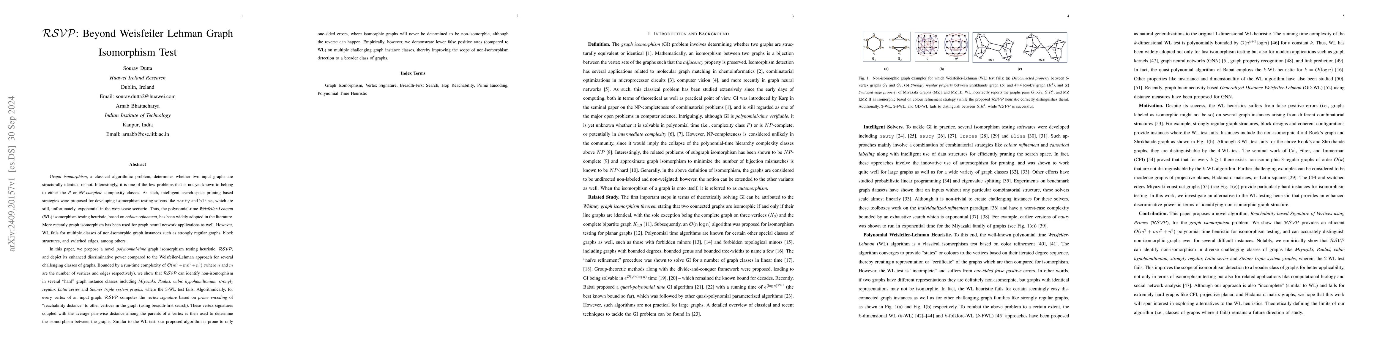 Thumbnail for RSVP: Beyond Weisfeiler Lehman Graph Isomorphism Test