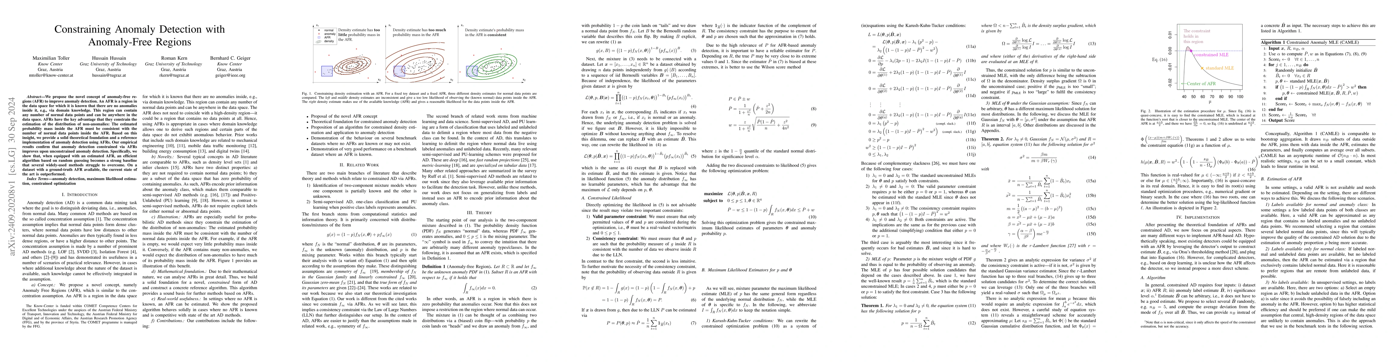 Thumbnail for Constraining Anomaly Detection with Anomaly-Free Regions