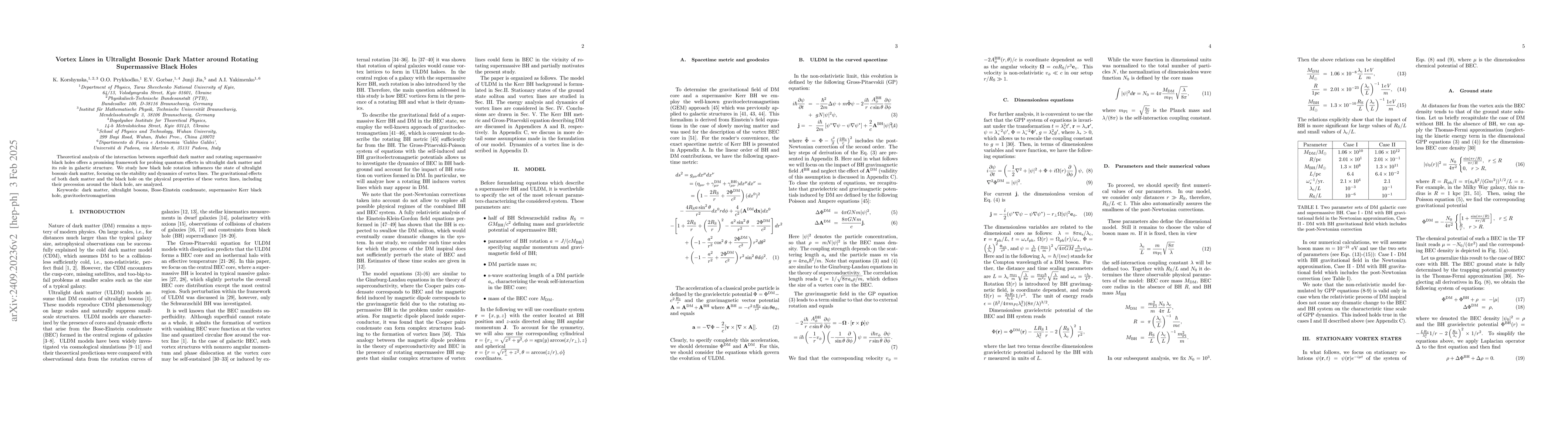 Thumbnail for Vortex Lines in Ultralight Bosonic Dark Matter around Rotating
  Supermassive Black Holes