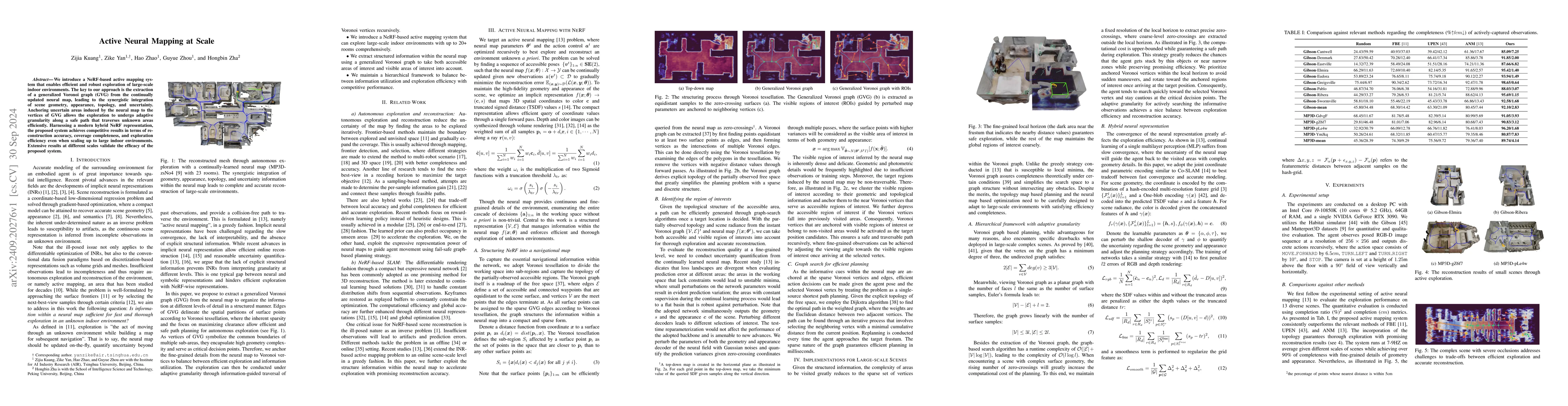 Thumbnail for Active Neural Mapping at Scale