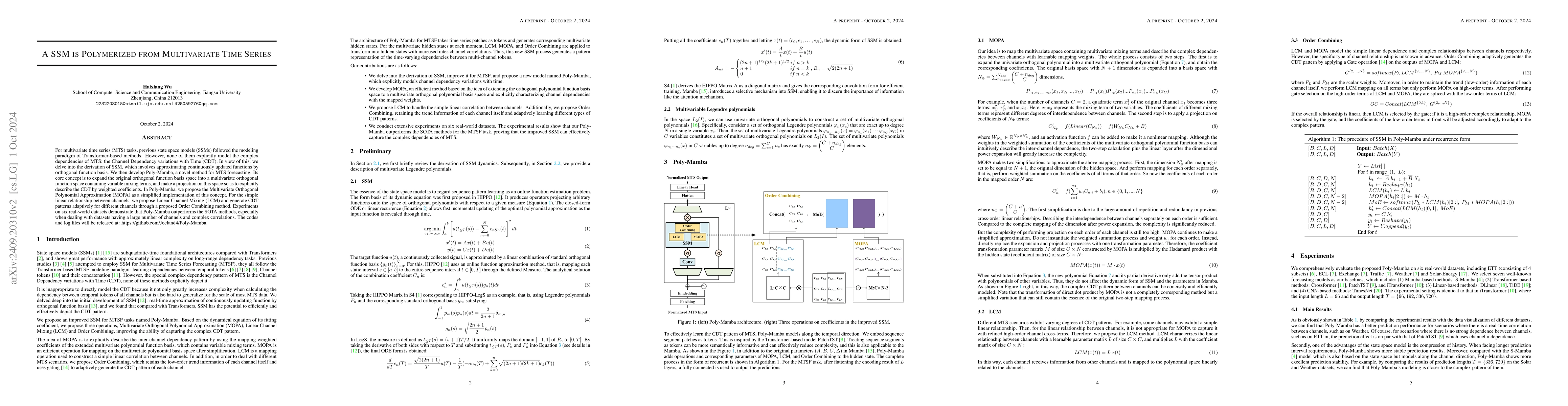 Thumbnail for A SSM is Polymerized from Multivariate Time Series