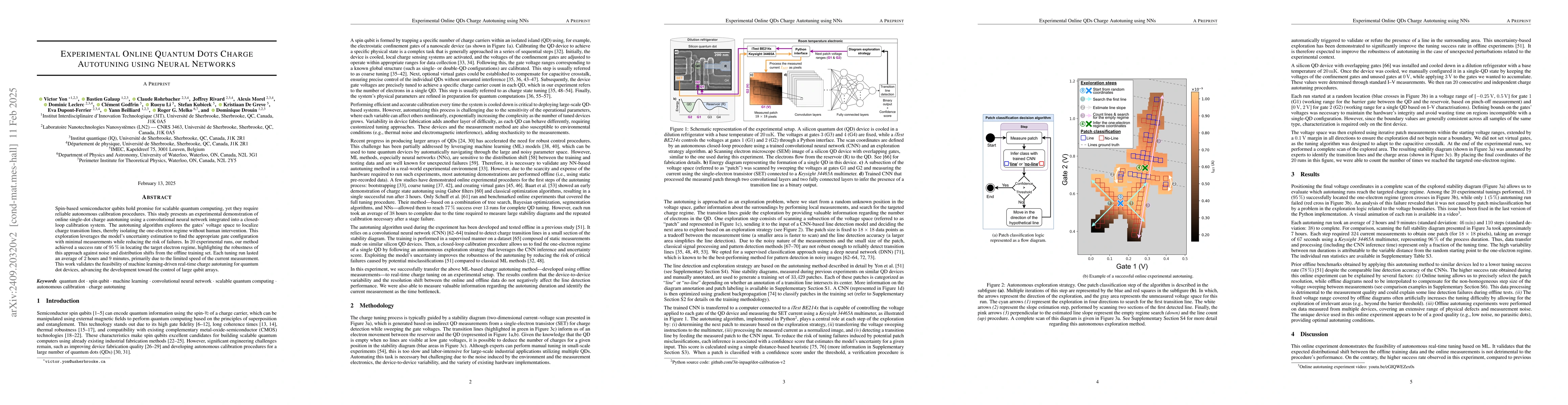 Thumbnail for Experimental Online Quantum Dots Charge Autotuning Using Neural Network