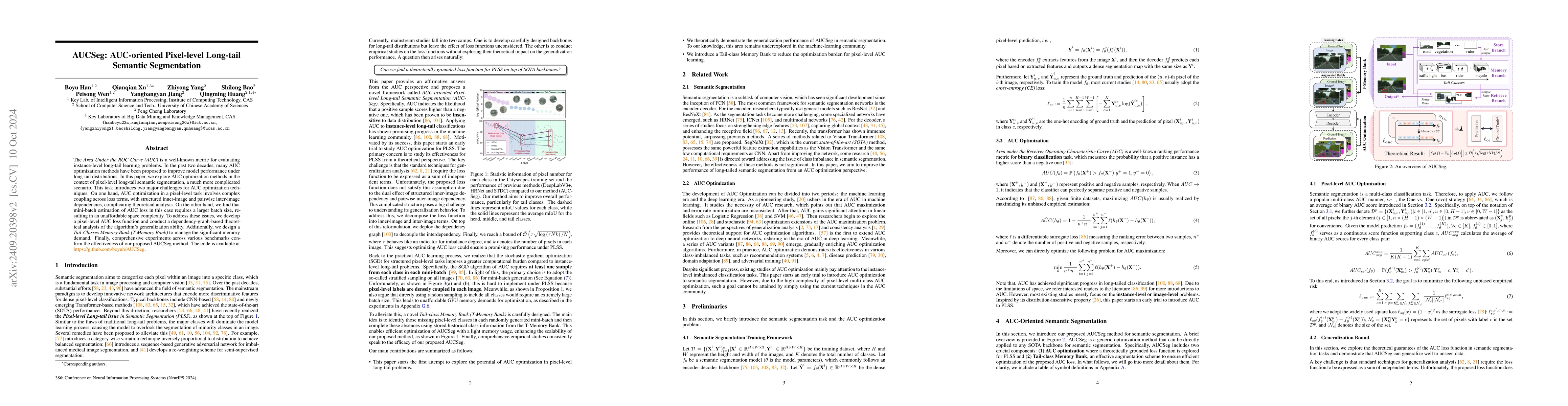 Thumbnail for AUCSeg: AUC-oriented Pixel-level Long-tail Semantic Segmentation