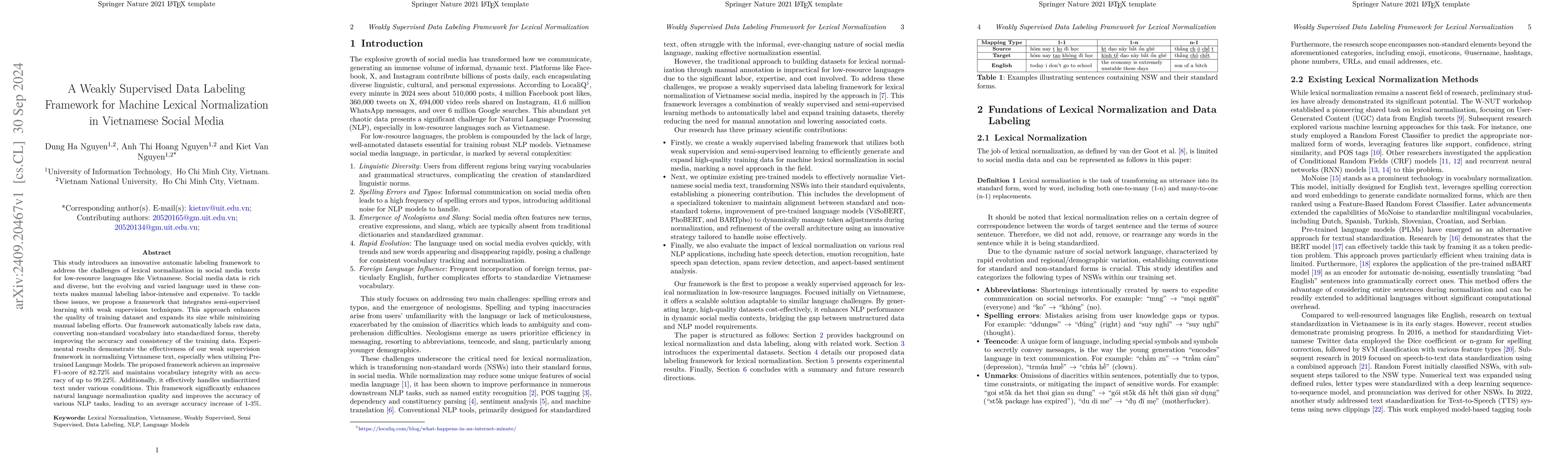Thumbnail for A Weakly Supervised Data Labeling Framework for Machine Lexical
  Normalization in Vietnamese Social Media
