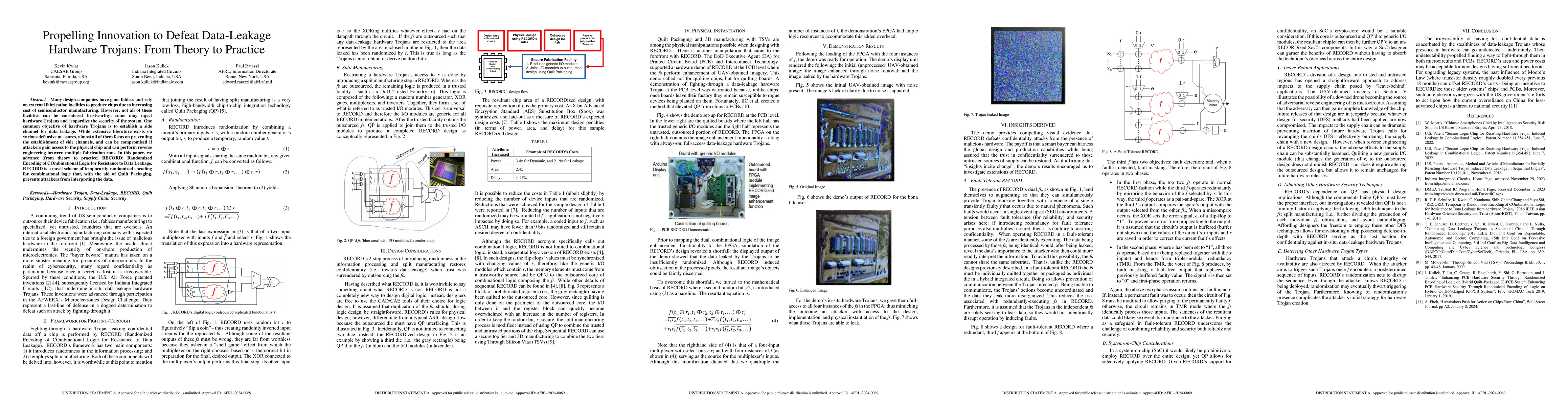 Thumbnail for Propelling Innovation to Defeat Data-Leakage Hardware Trojans: From
  Theory to Practice