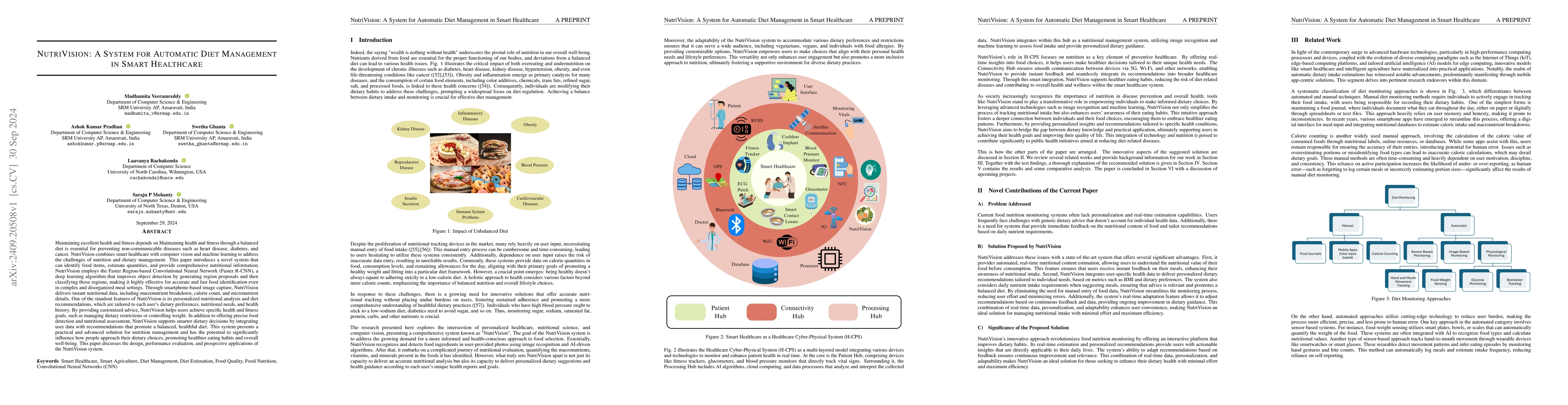 Thumbnail for NUTRIVISION: A System for Automatic Diet Management in Smart Healthcare