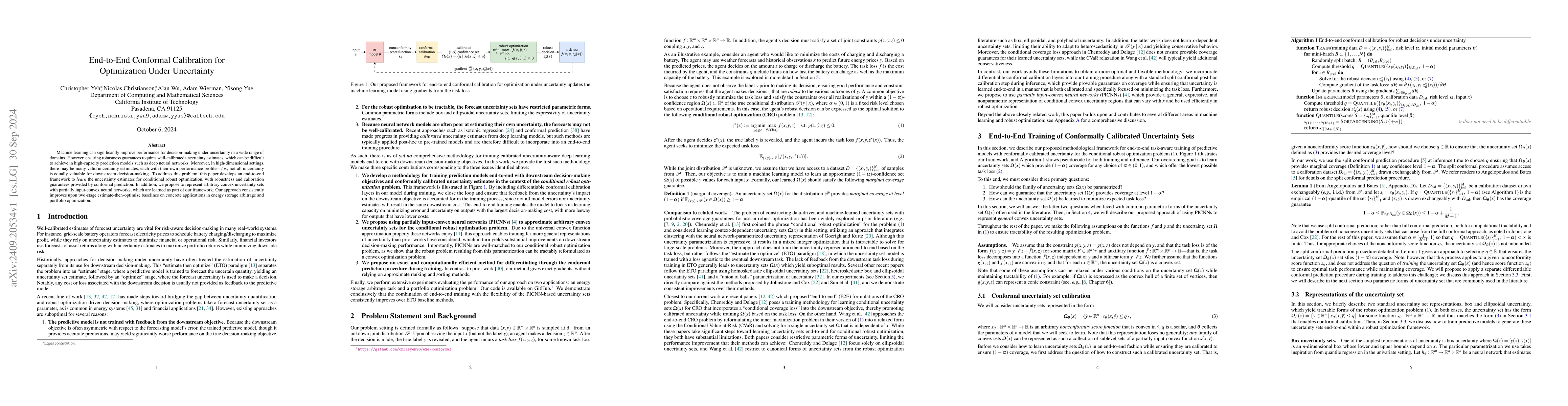 Thumbnail for End-to-End Conformal Calibration for Optimization Under Uncertainty