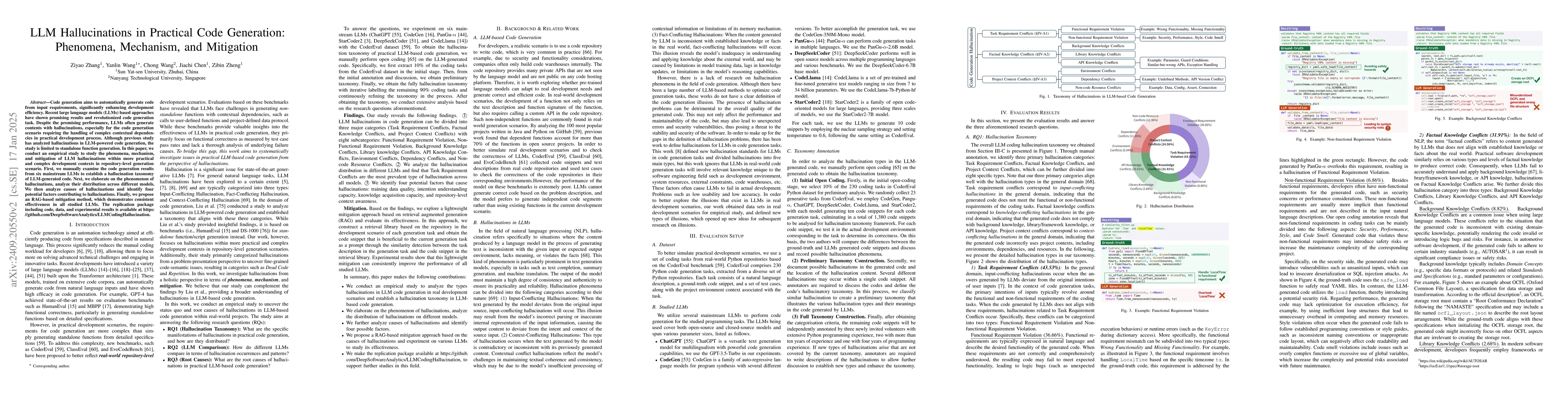 Thumbnail for LLM Hallucinations in Practical Code Generation: Phenomena, Mechanism,
  and Mitigation