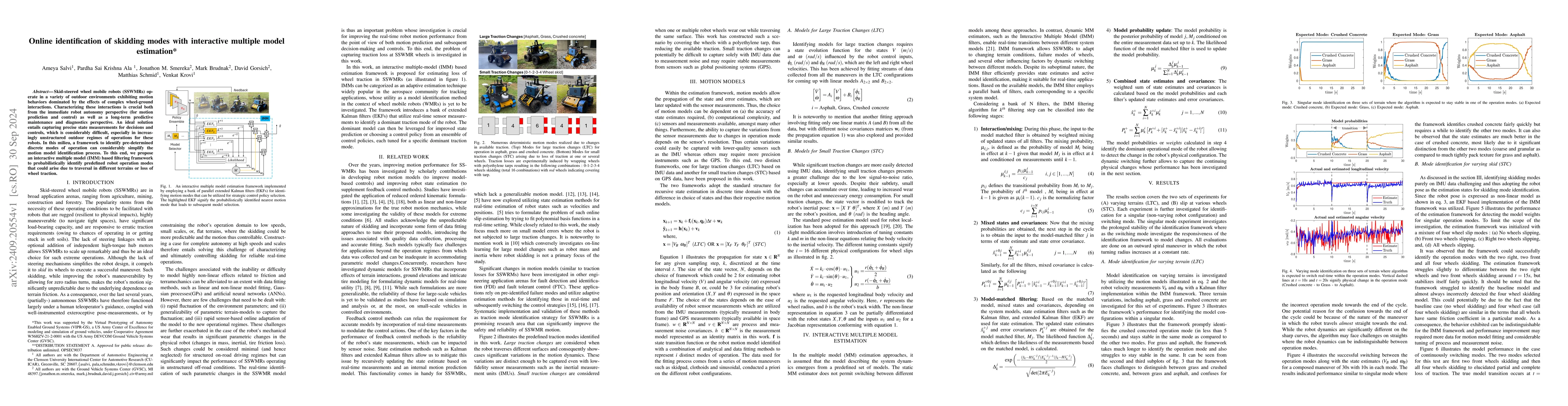 Thumbnail for Online identification of skidding modes with interactive multiple model
  estimation