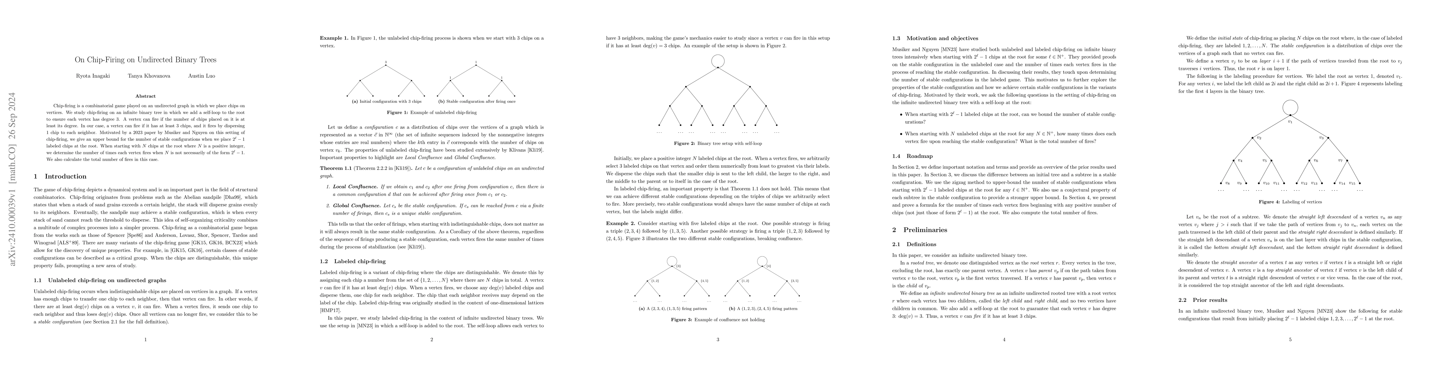 Thumbnail for On Chip-Firing on Undirected Binary Trees
