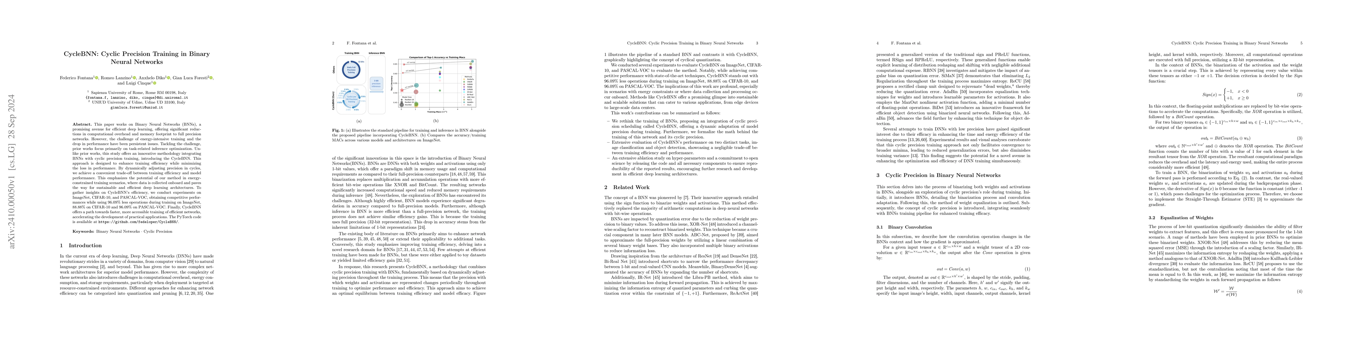 Thumbnail for CycleBNN: Cyclic Precision Training in Binary Neural Networks
