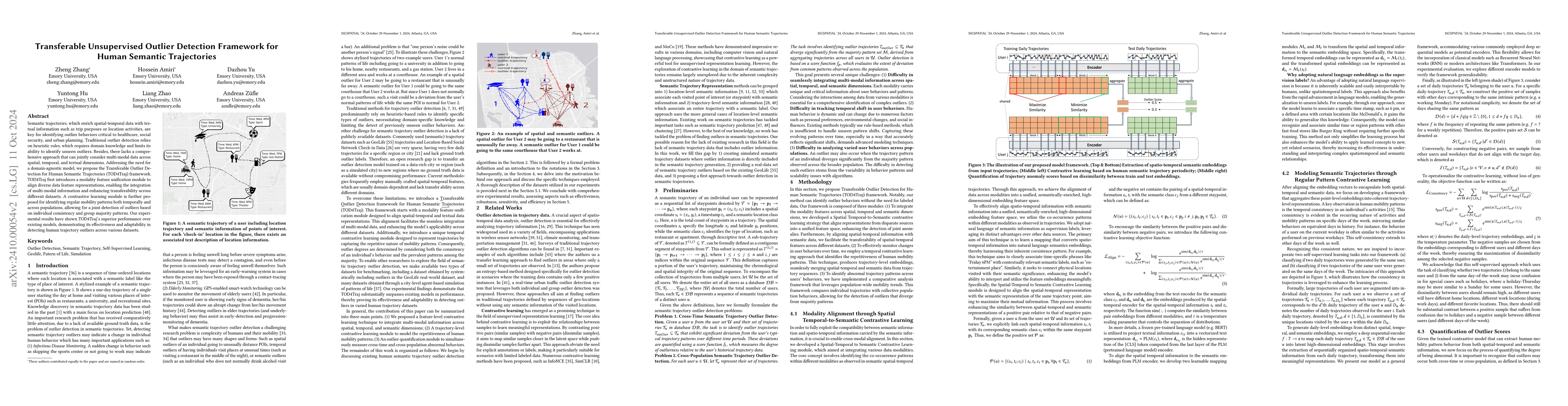 Thumbnail for Transferable Unsupervised Outlier Detection Framework for Human Semantic
  Trajectories