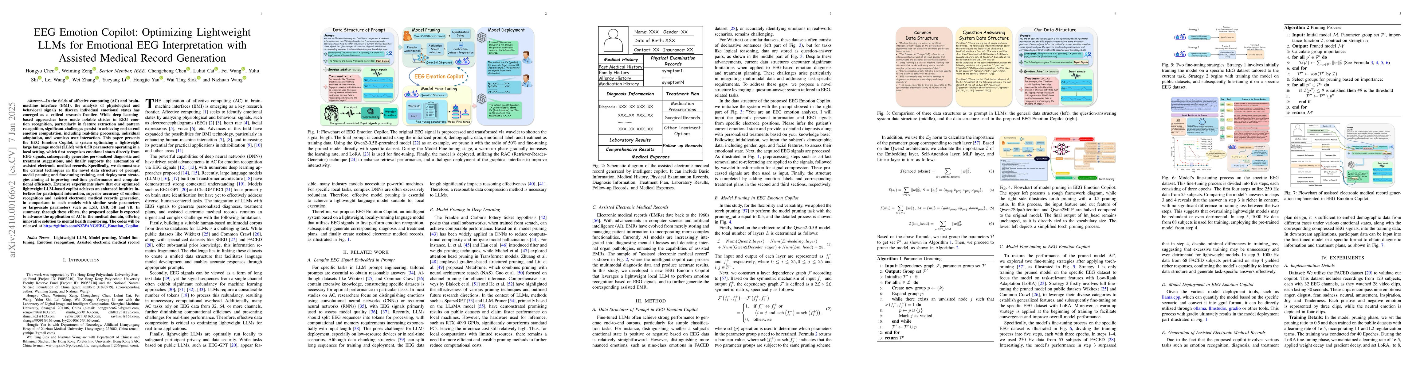 Thumbnail for EEG Emotion Copilot: Pruning LLMs for Emotional EEG Interpretation with
  Assisted Medical Record Generation