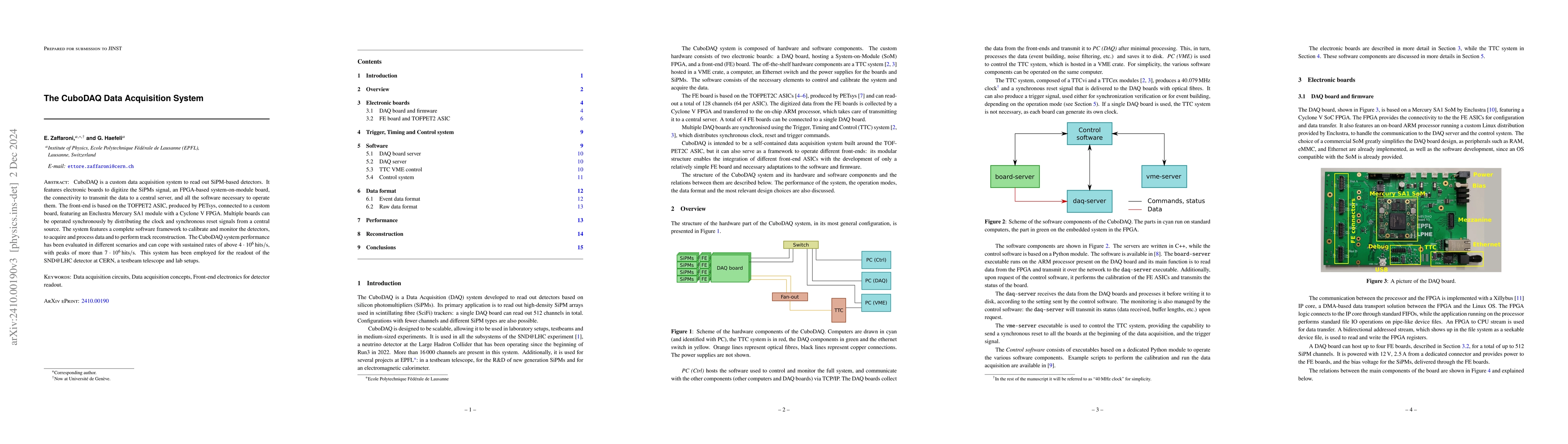 Thumbnail for The CuboDAQ Data Acquisition System