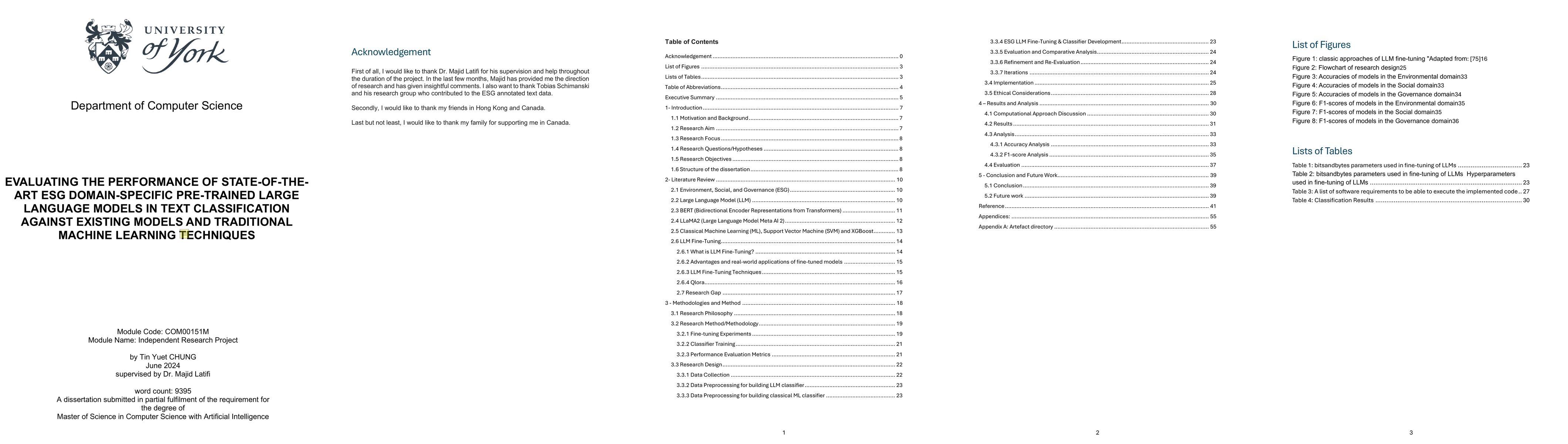 Thumbnail for Evaluating the performance of state-of-the-art esg domain-specific
  pre-trained large language models in text classification against existing
  models and traditional machine learning techniques