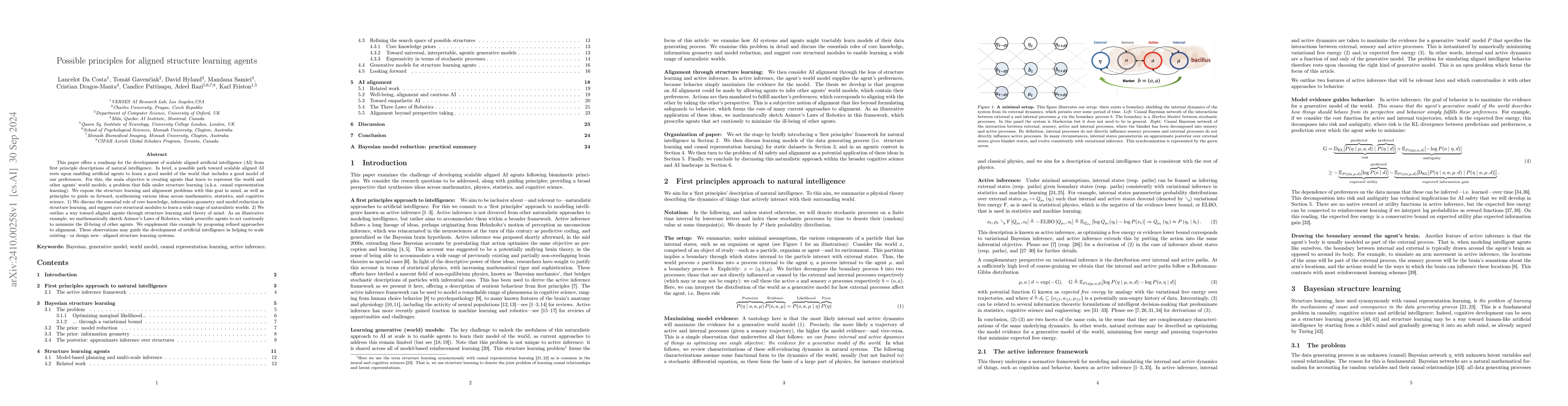 Thumbnail for Possible principles for aligned structure learning agents