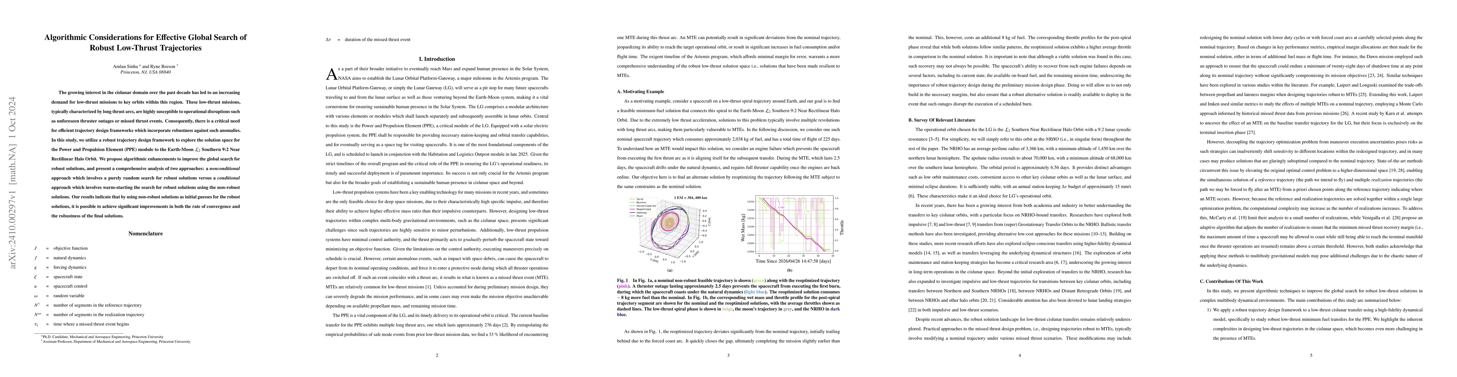 Thumbnail for Algorithmic Considerations for Effective Global Search of Robust
  Low-Thrust Trajectories