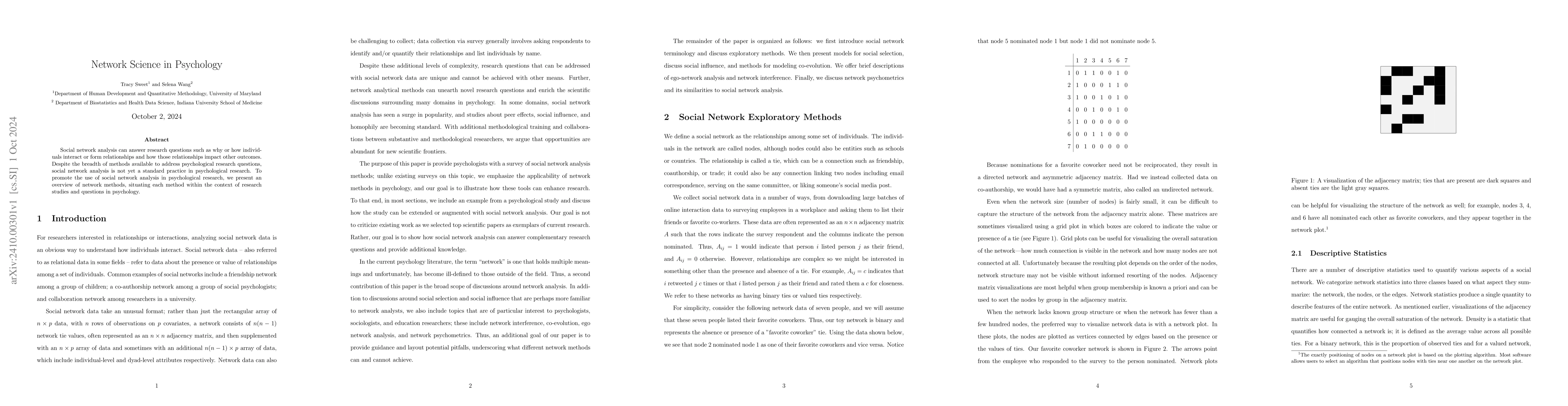 Thumbnail for Network Science in Psychology