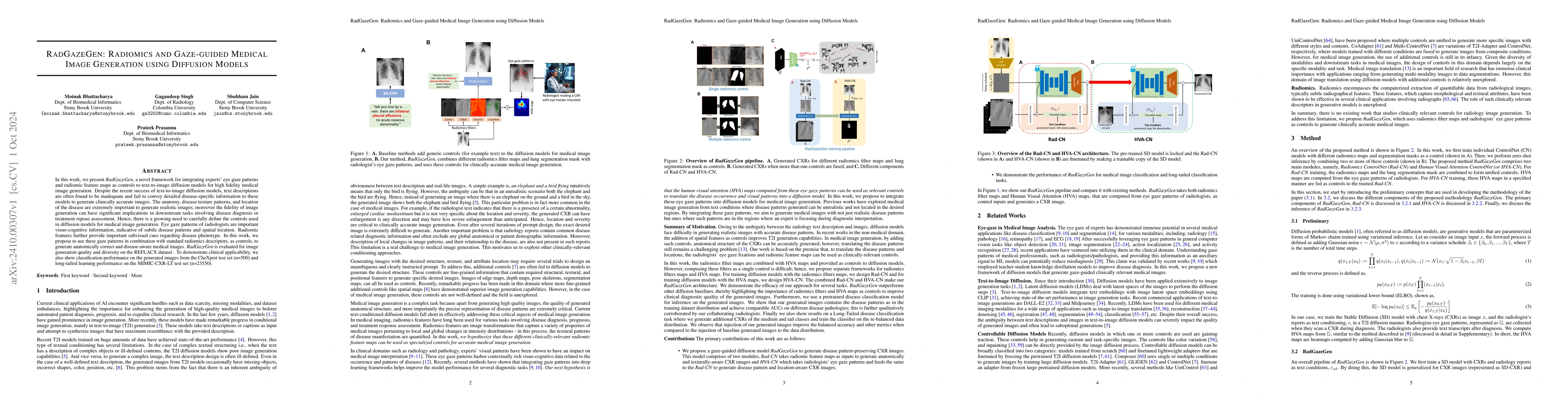 Thumbnail for RadGazeGen: Radiomics and Gaze-guided Medical Image Generation using
  Diffusion Models