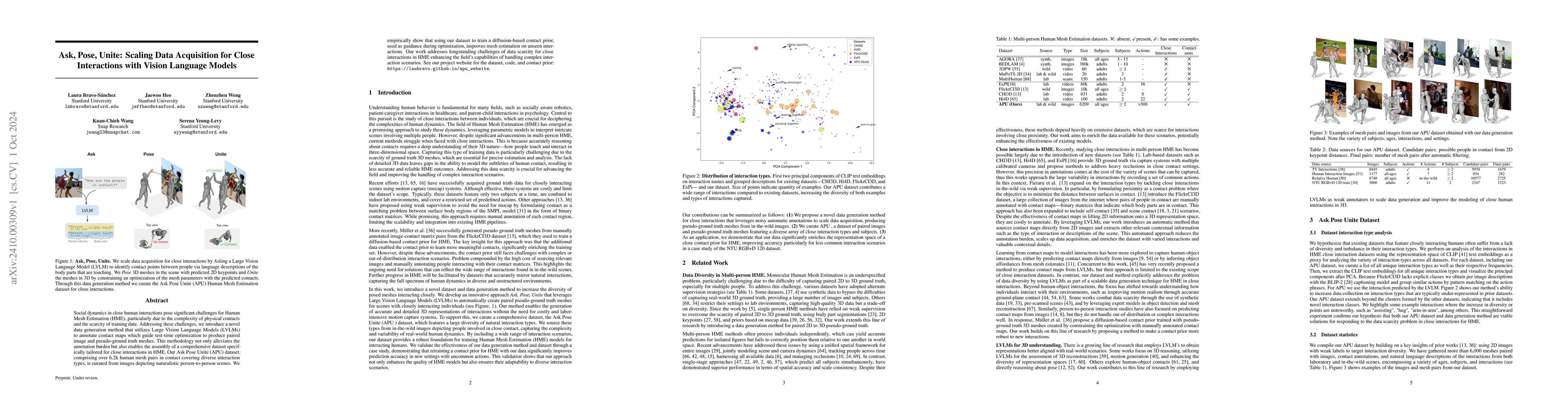 Thumbnail for Ask, Pose, Unite: Scaling Data Acquisition for Close Interactions with
  Vision Language Models