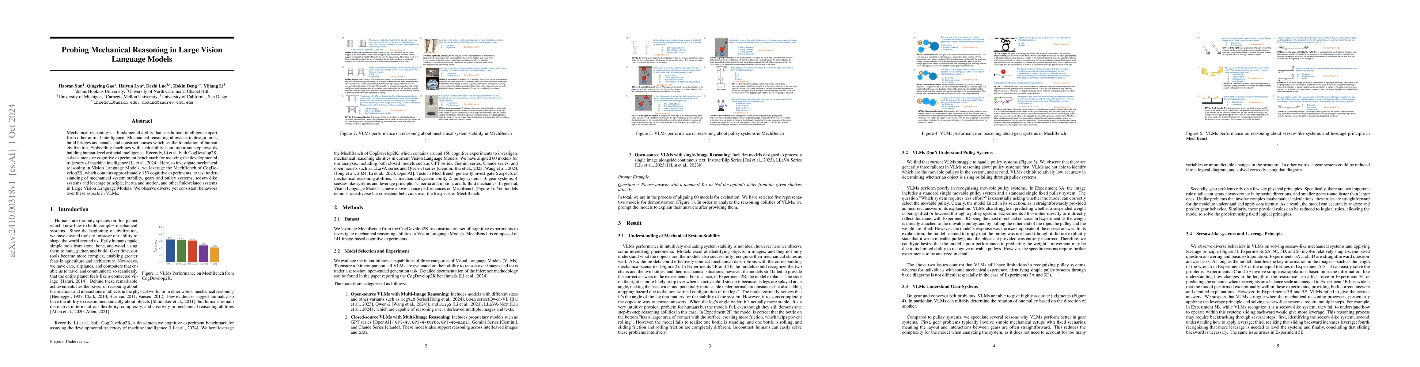 Thumbnail for Probing Mechanical Reasoning in Large Vision Language Models