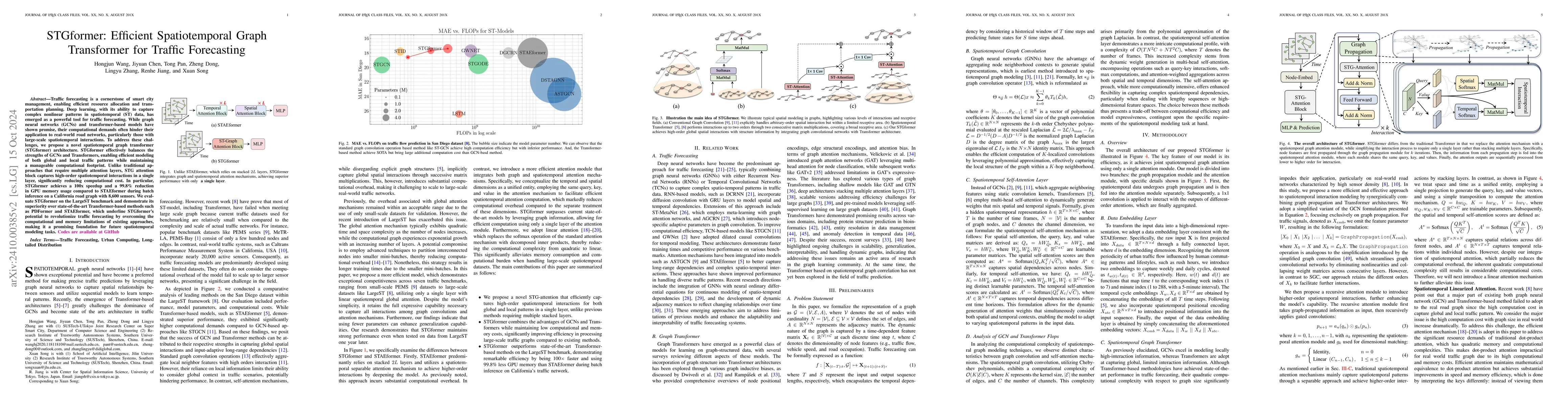 Thumbnail for STGformer: Efficient Spatiotemporal Graph Transformer for Traffic
  Forecasting